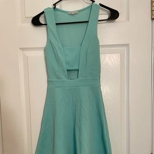 Charlotte Russe Mint Green Dress front peep hole